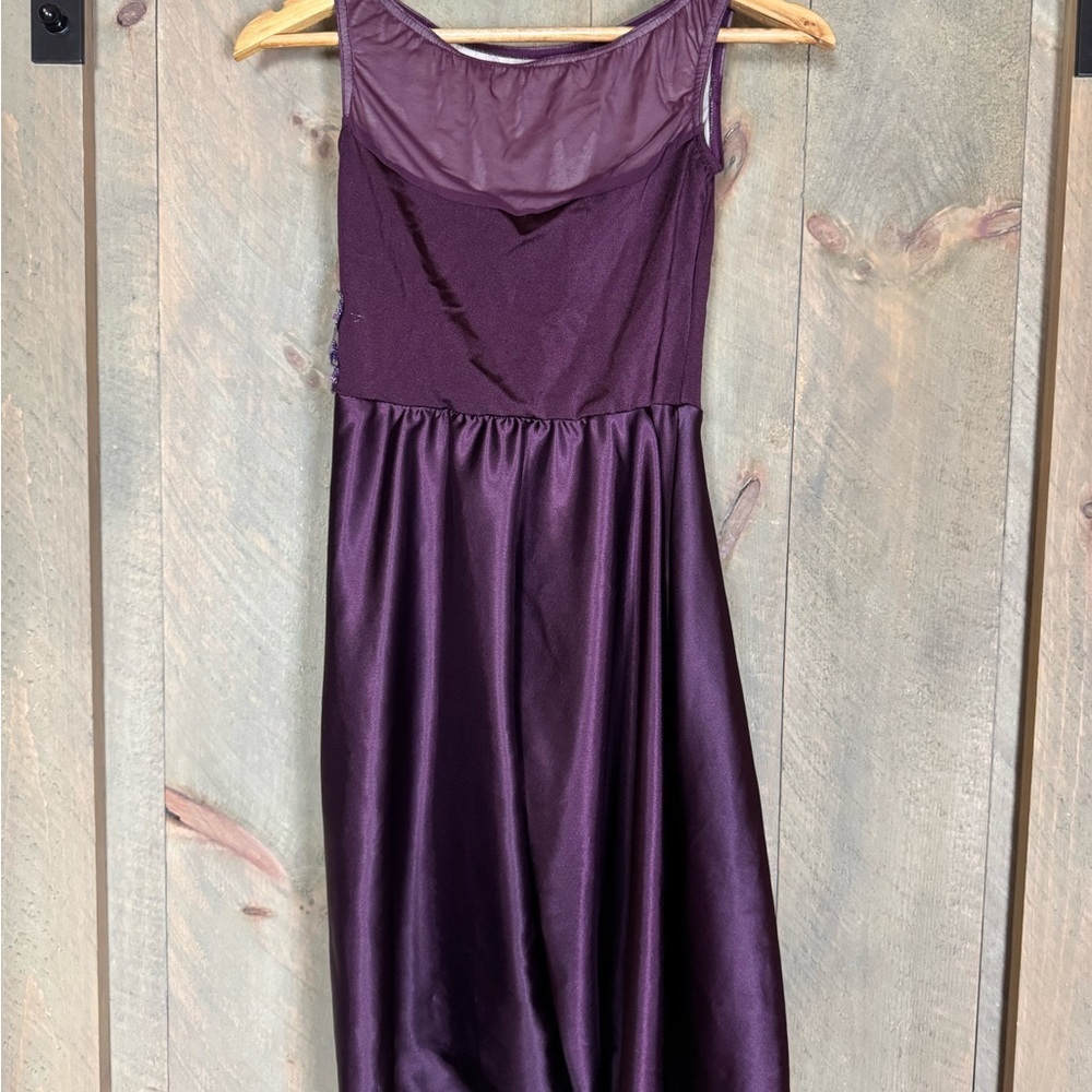 Weissman Charmeuse cutaway Chasing Cars dance costume / dress Size LC / 14 - Picture 5 of 13